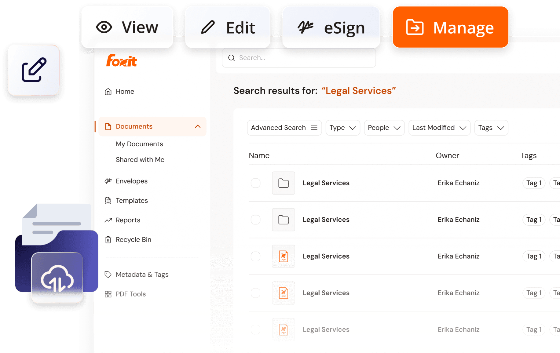 Foxit DMS document control center