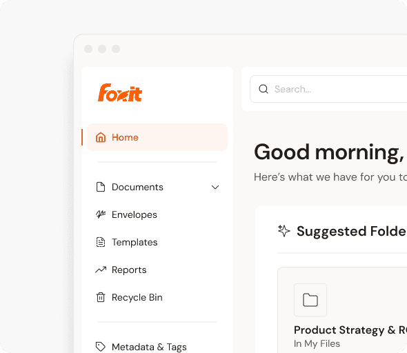 Stronger Protection and Governance with Foxit DMS