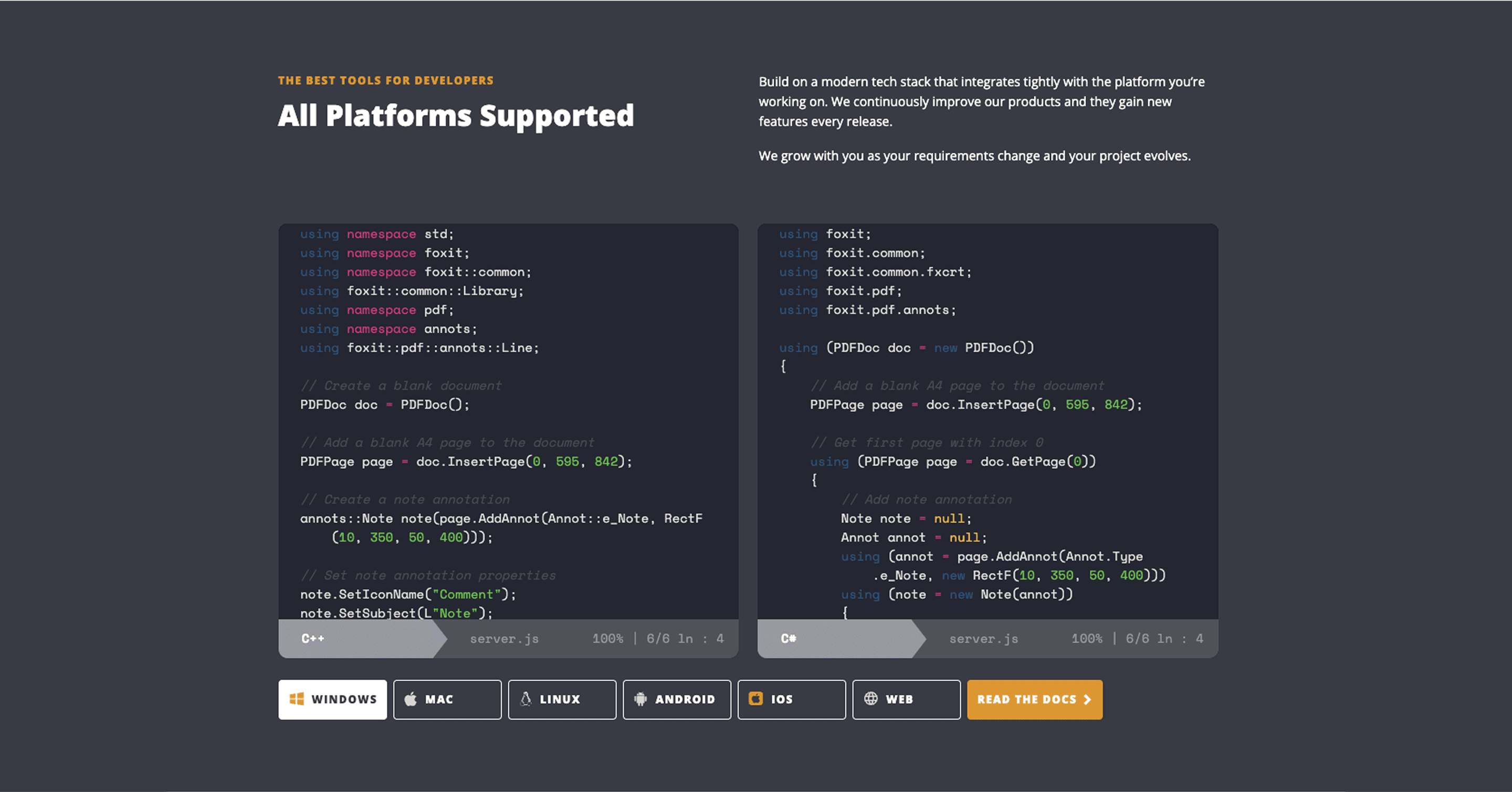 the best tools for developers all platforms supported