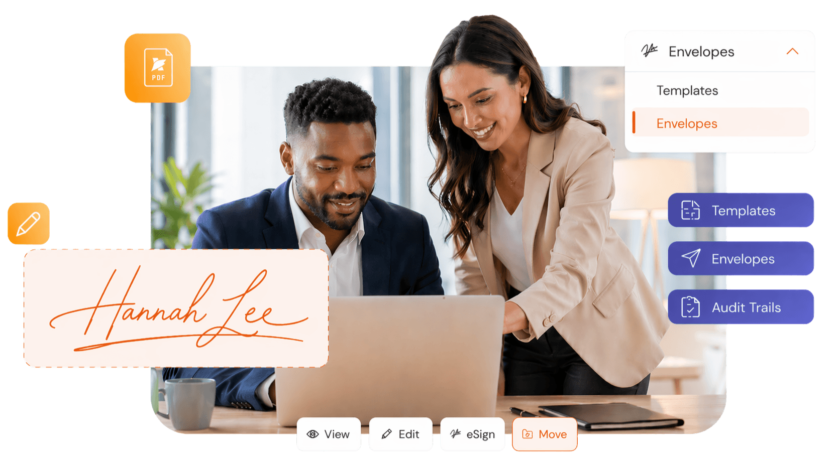 Foxit DMS and eSign integration with bi-directional document workflow