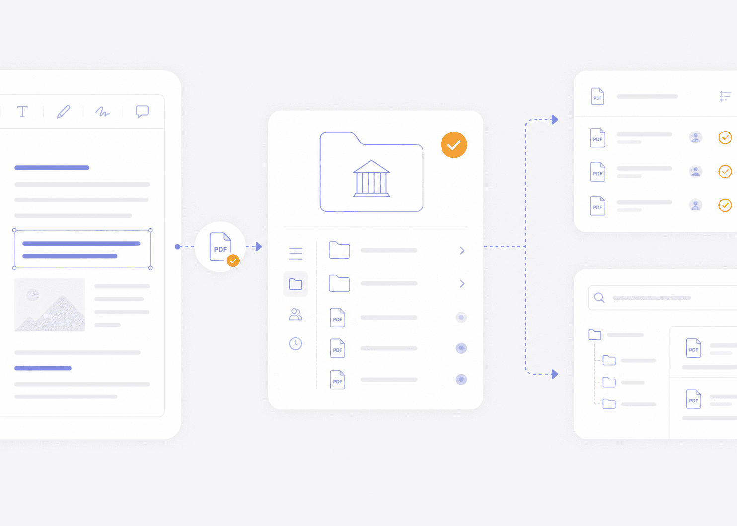 Edited documents automatically stored in Foxit DMS