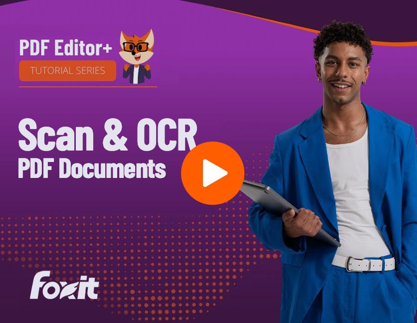 Convert Scanned Documents into Searchable and Editable PDFs