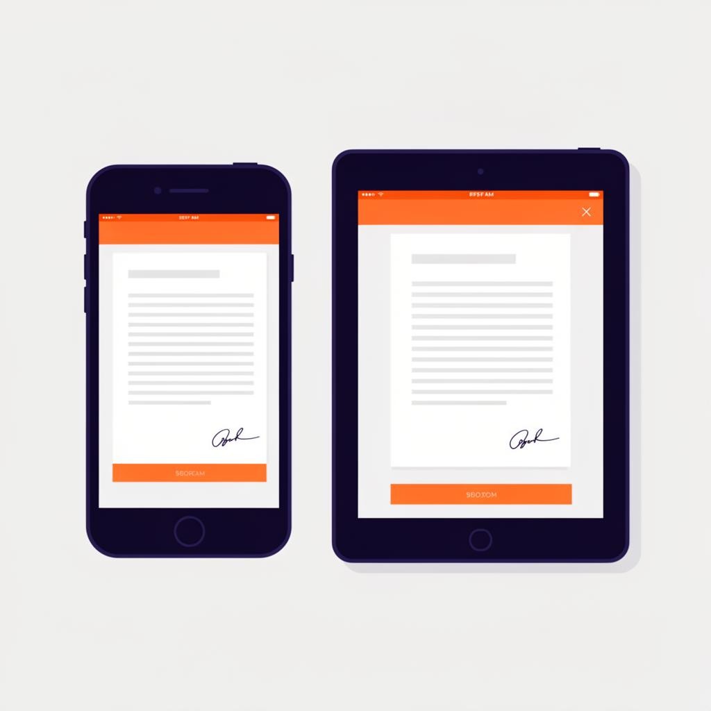App móvil de Foxit eSign para firma masiva de documentos