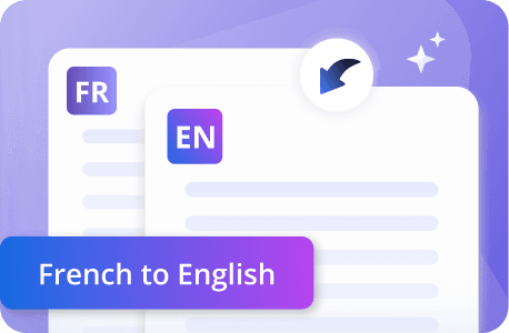 Francese in inglese