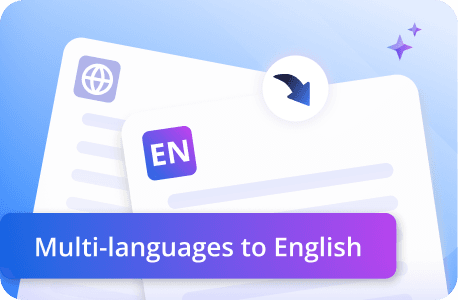 Da più lingue all'inglese