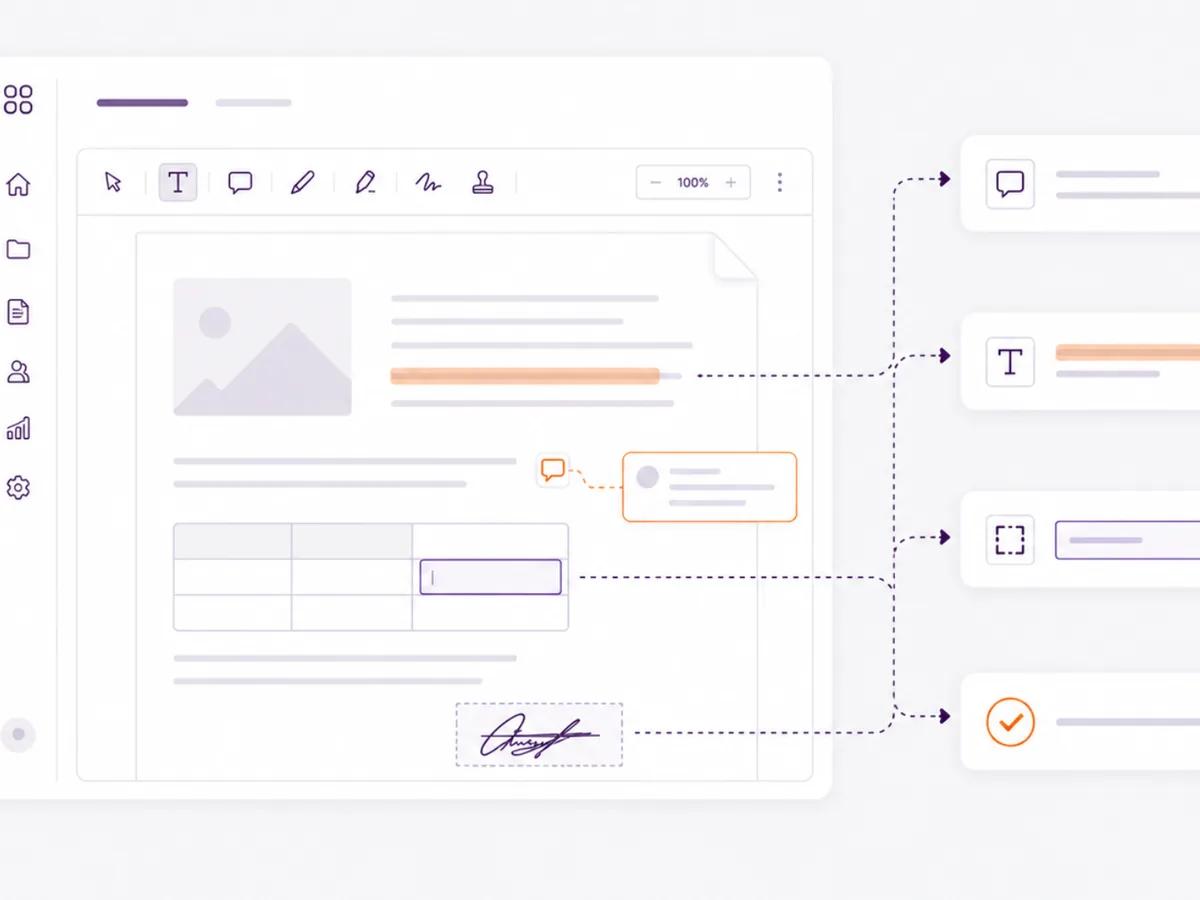 Let customers review documents without leaving your product