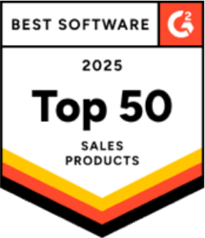 G2 Best Software 2025 — Top 50 Sales Products