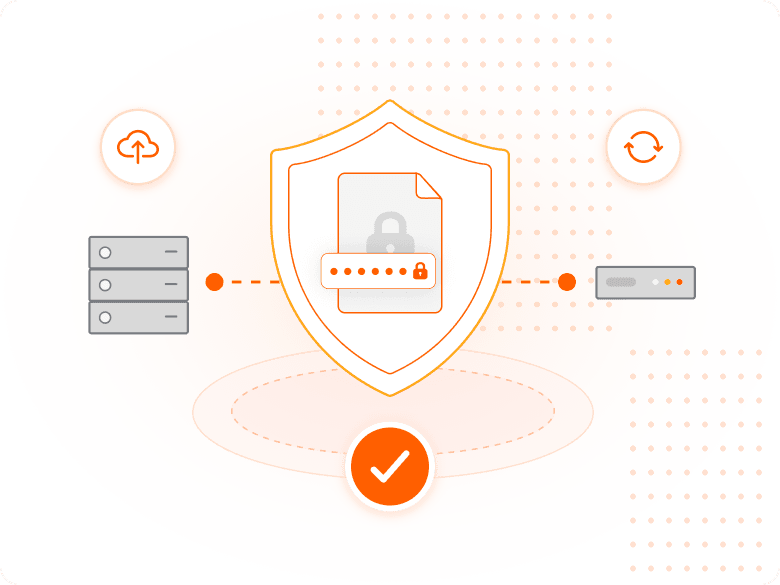 Digital archive with redundant backup locations illustrated