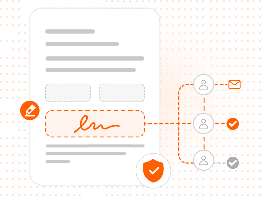 A signature field being added to a fillable PDF form