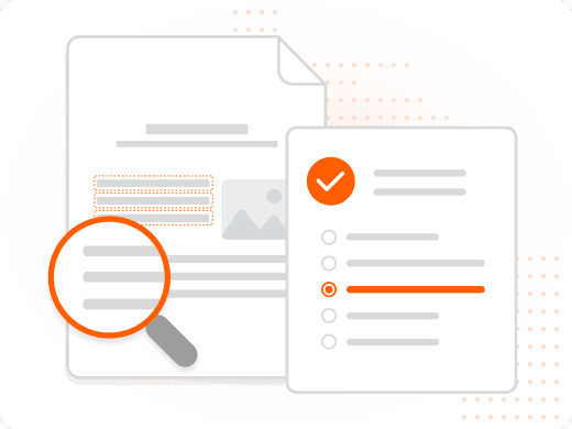 A recognized text output being reviewed for accuracy after OCR