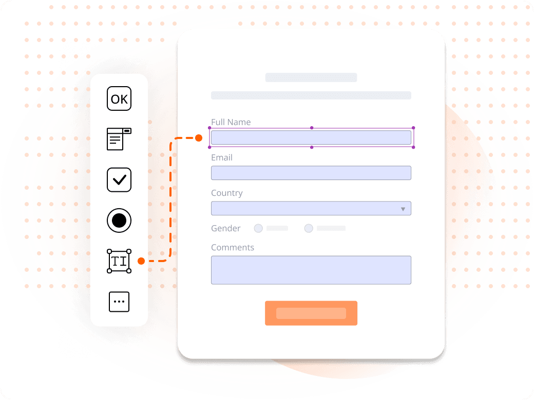 Text fields, checkboxes, and dropdowns being added to a PDF via the Form tab