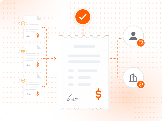 A receipt confirming a completed payment with amount, date, and method