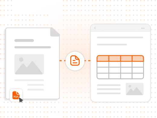 A PDF being right-clicked in Google Drive and opened with Google Docs