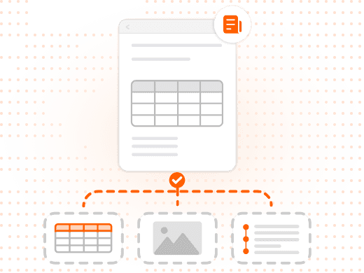 A table losing its column structure during direct PDF to Google Docs conversion