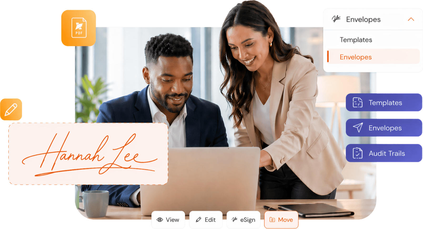 Foxit DMS and eSign integration with bi-directional document workflow