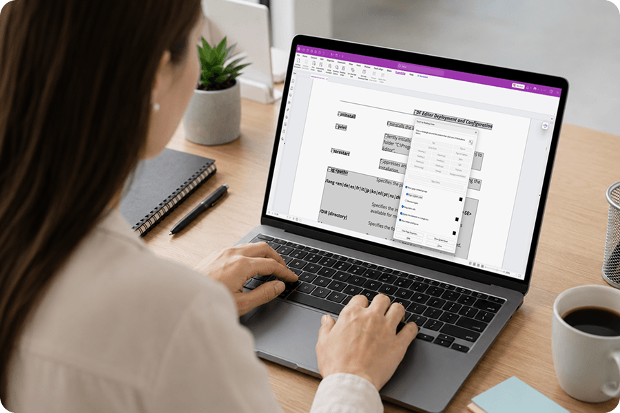 Lesereihenfolge in Foxit PDF Editor