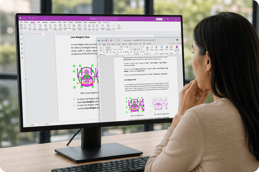 PDF 轉 Word,顯示格式保留效果