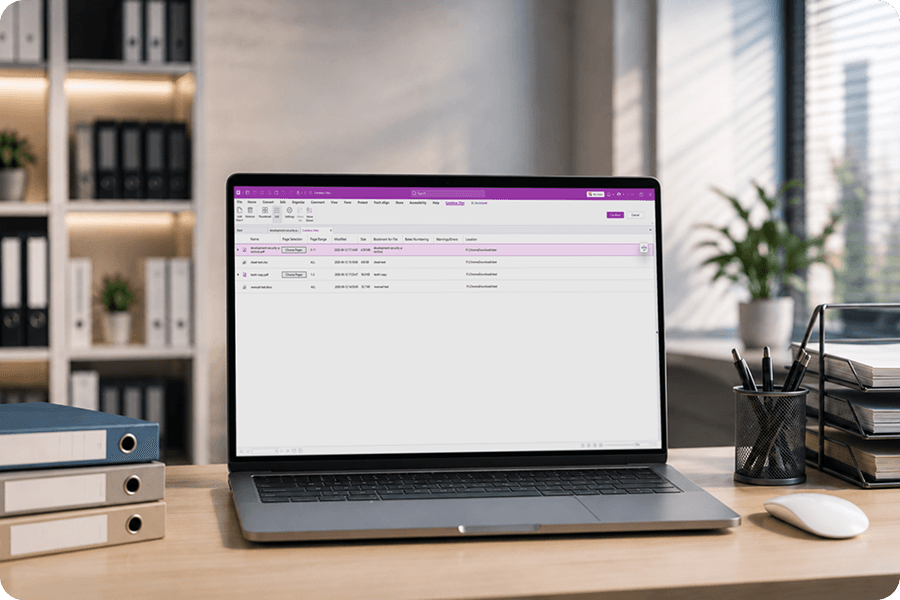 Combinacion de varios documentos PDF en uno