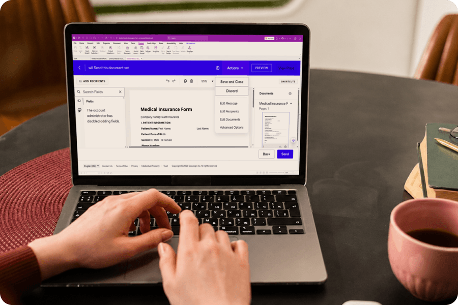 Interface de integração com DocuSign
