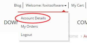 What’s a Foxit account and how do I find my order information?