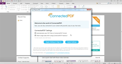 How to get started with ConnectedPDF technology