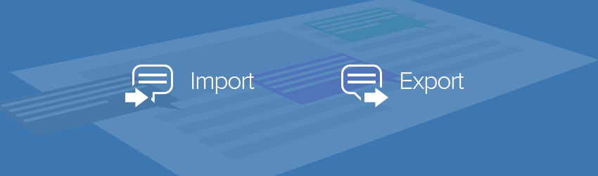 Using Comments Data Import and Export