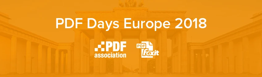 PDF Days Europe is coming this May