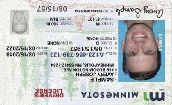driver license image