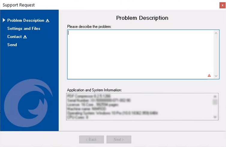 Screenshot_Support Request Popup_1
