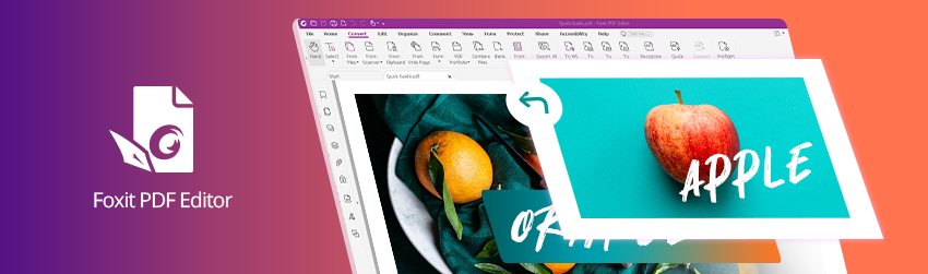 Editing text and images in a PDF