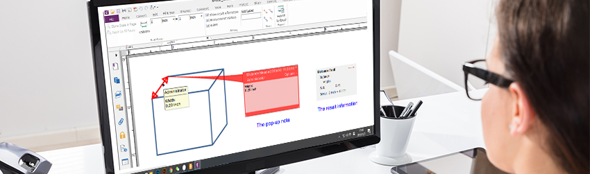 How to measure distances and areas in PDF documents