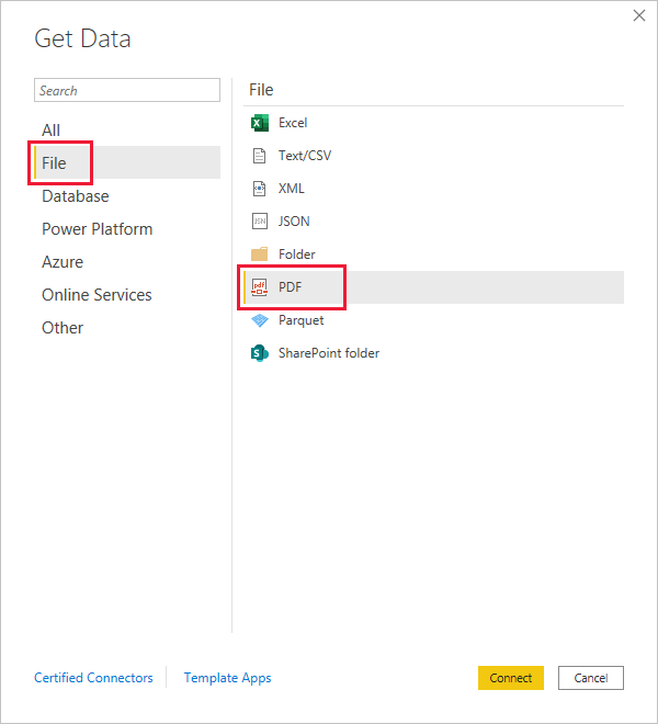 Choose File to see PDF