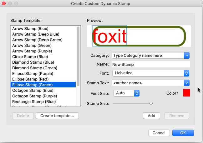 Create Custom Dynamic Stamp