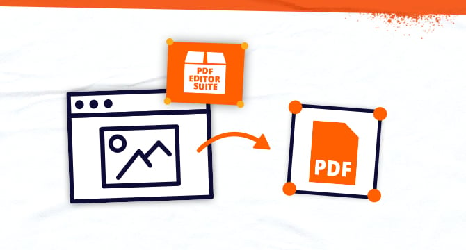 Convert images to PDF on your desktop free with PDF Editor Suite