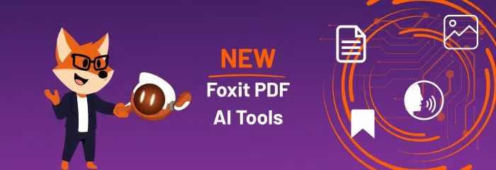 Foxit Enhances Document Productivity with New AI-Powered Ribbon Tab in PDF Editor