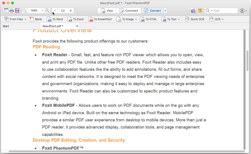 Create Industry-Standard PDF