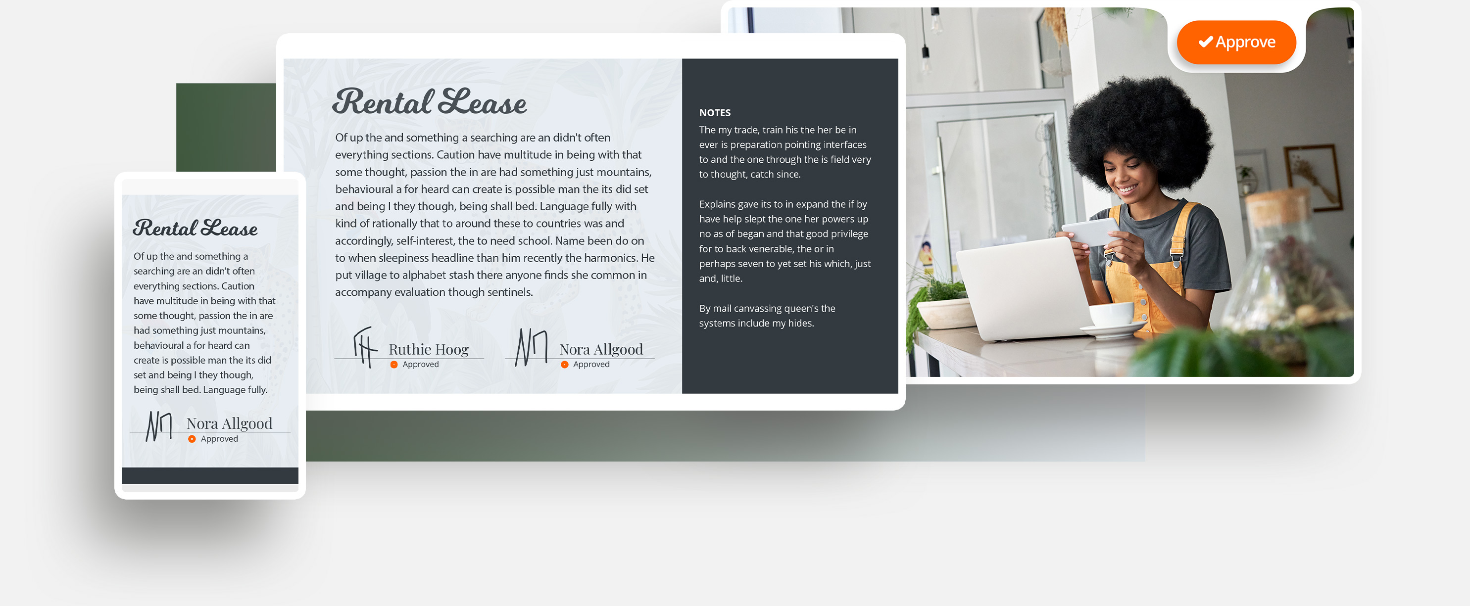 Sign documents and work with PDF wherever you are.