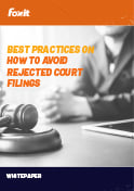 Best Practices on How to Avoid Rejected Court Filings