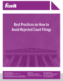 Best Practices on How to Avoid Rejected Court Filings