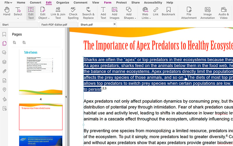 How to Edit PDF text with PDF Editor für Mac