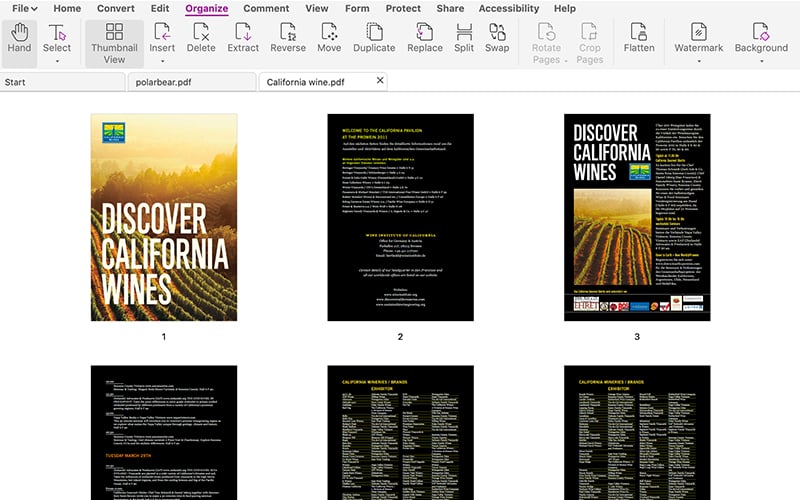 How to Organize PDF files and pages with PDF Editor für Mac