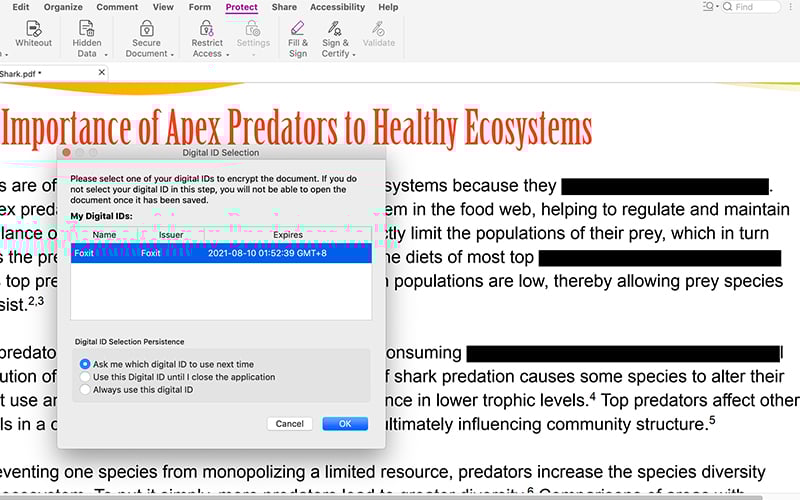 How to Protect PDF files with PDF Editor for Mac