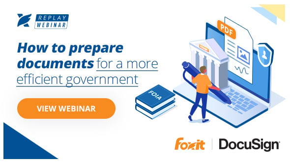 How to prepare documents for a more efficient government