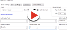 Add Headers and Footers
